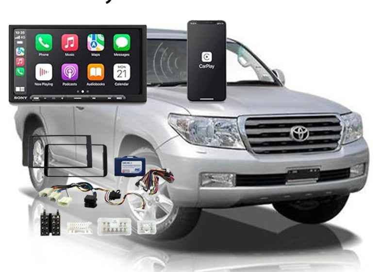 2008-2012 200 series Toyota Landcruiser car stereo apple carplay upgrade