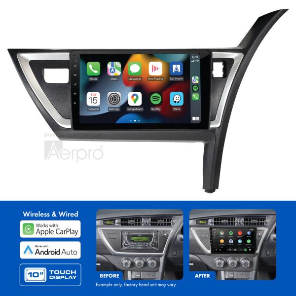 AMATO39 10" Multimedia receiver to suit Toyota corolla hatch 2012-2015