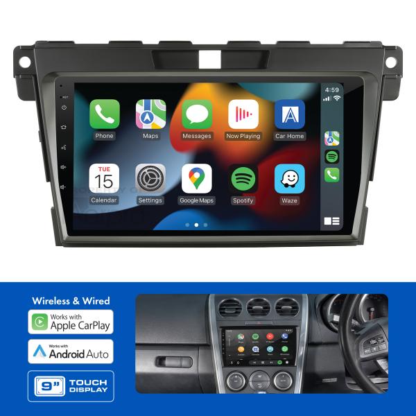 AMMZ20 9" Multimedia receiver to suit Mazda cx7 2009-2012 - non-amplified