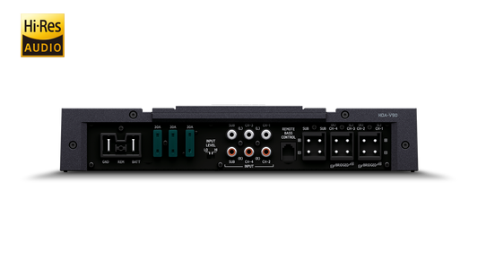 Alpine HDA-V90 – Alpine Status Hi-Res Audio 5/3 Channel Amplifier – view 2