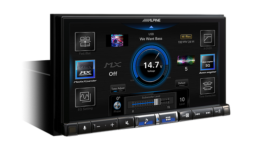 Alpine iLX-507A – 7” High-Res Audio Receiver with Wireless Apple CarPlay – view 2