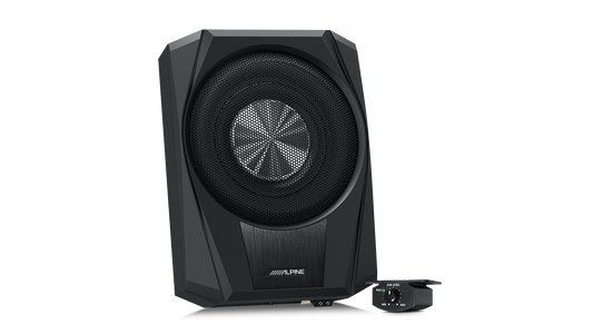 Alpine PWE-R810 – 8″ Slim Profile Powered Subwoofer – view 2