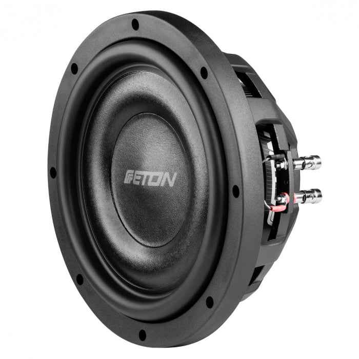 Eton MW 10 inch FLAT Subwoofer slim design with black cone and sturdy frame for deep bass