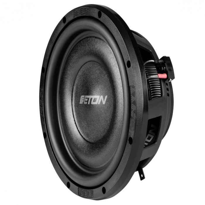 Eton PW 10 inch FLAT subwoofer with slim design and black cone for deep bass performance