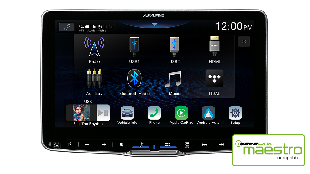 Alpine iLX-F509A – Halo 9” High-Res Audio Receiver with Wireless Apple CarPlay