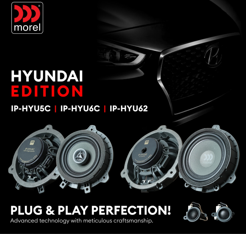 Morel Integration speakers to suit Hyundai featuring advanced technology and meticulous craftsmanship