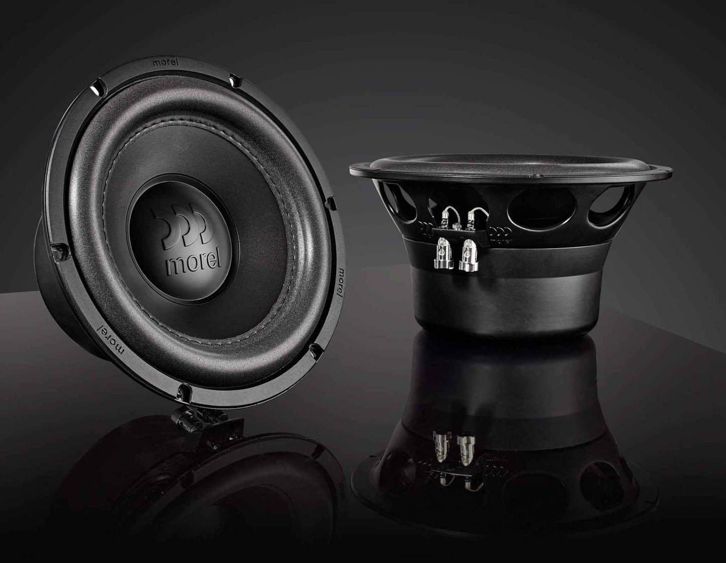 Morel Kinetic 12 Inch Subwoofer featuring a robust design and superior sound quality for deep bass performance