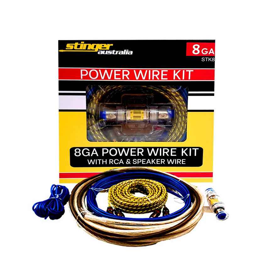 Stinger Australia 8GA Amplifier Wiring Kit STK8