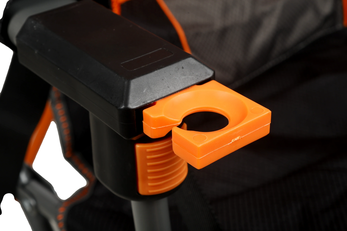 Yamba Solid Arm Camp Chair with Lumbar Support, Wine Glass Holder, Carry Bag with Shoulder Strap, Weight Rated 200kg Camping and Events