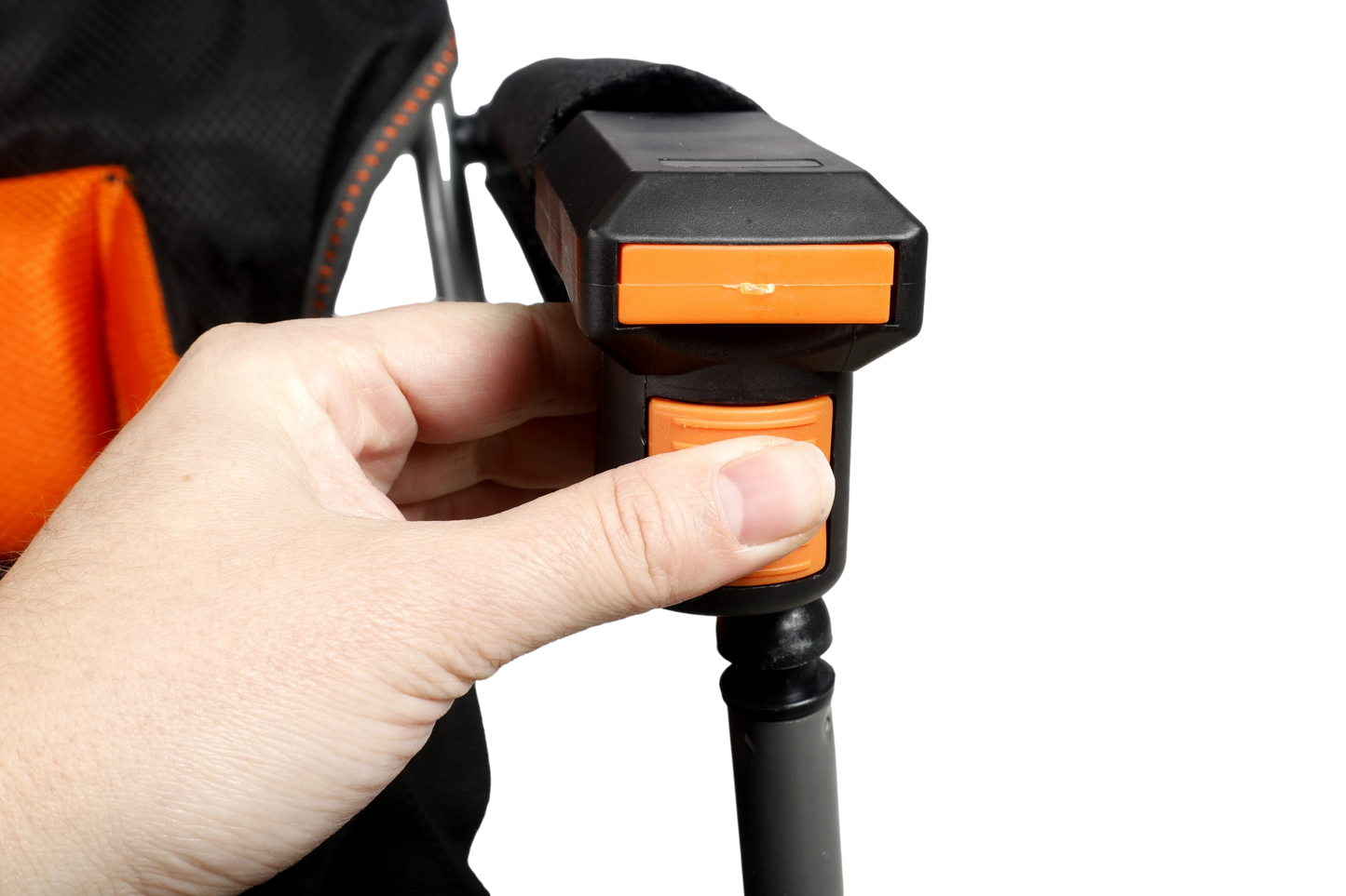 Yamba Solid Arm Camp Chair with Lumbar Support, Wine Glass Holder, Carry Bag with Shoulder Strap, Weight Rated 200kg Camping and Events