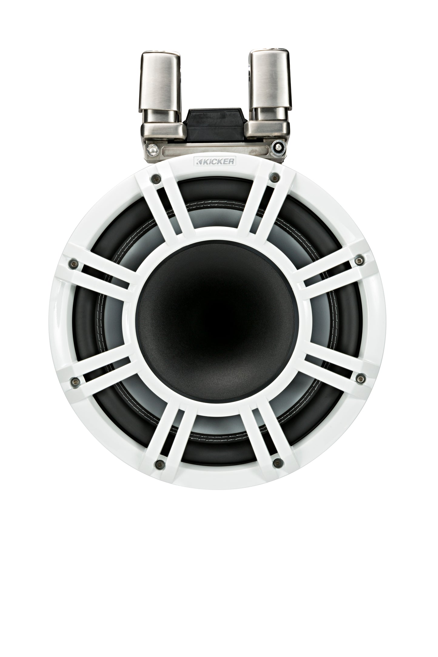 Kicker KMTC114W Tower Speakers – White (300W RMS)