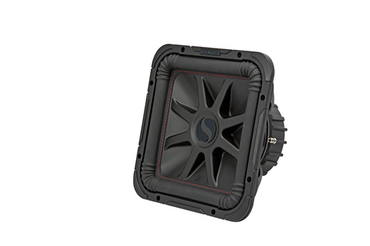 KICKER 45L7R122 12" Solo-Baric L7R Square Subwoofer | 600W RMS Dual 2 Ohm