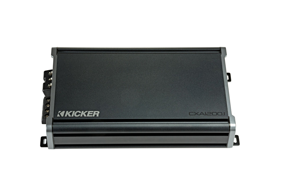 KICKER 46CXA1200.1 Monoblock Amplifier | 1200W RMS Class D | 1 Ohm Stable