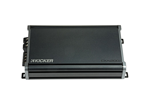 KICKER 46CXA1200.1 Monoblock Amplifier | 1200W RMS Class D | 1 Ohm Stable