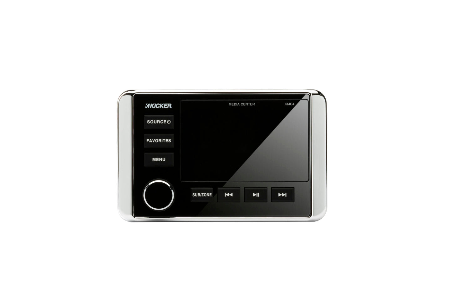 KICKER KMC4 Marine Media Centre | Bluetooth Boat Stereo with Zone Control