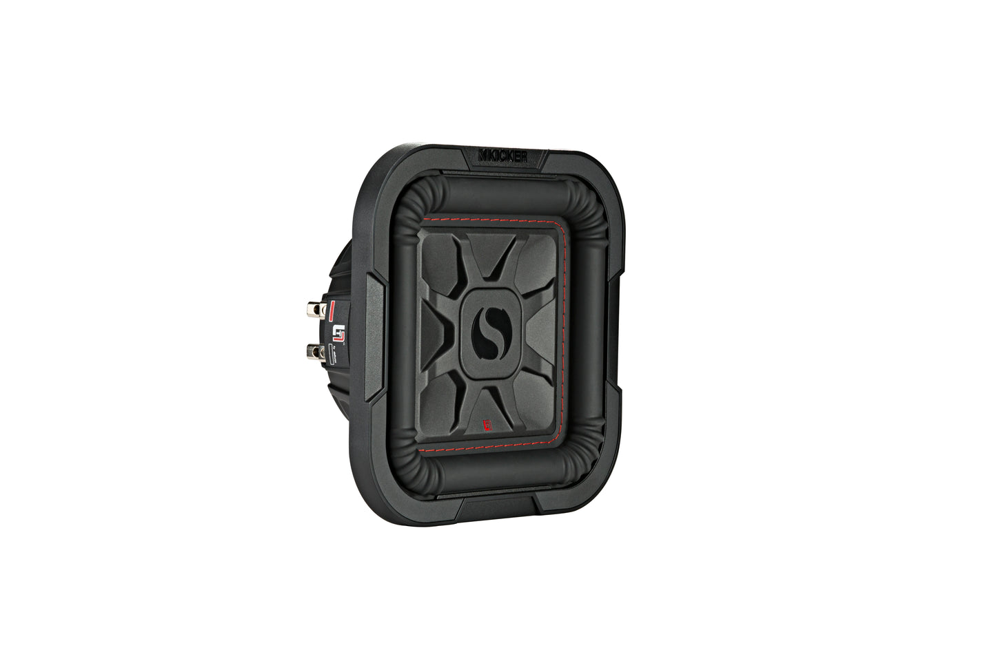 KICKER L7T84 8" Slim Square Subwoofer | 350W RMS Dual 4 Ohm