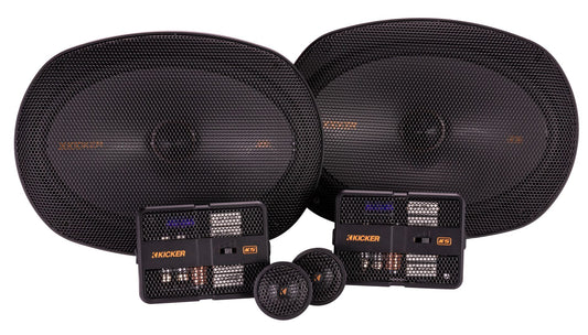 KICKER 51KSS6904 KS Series 6x9" Component Speakers – 150W RMS