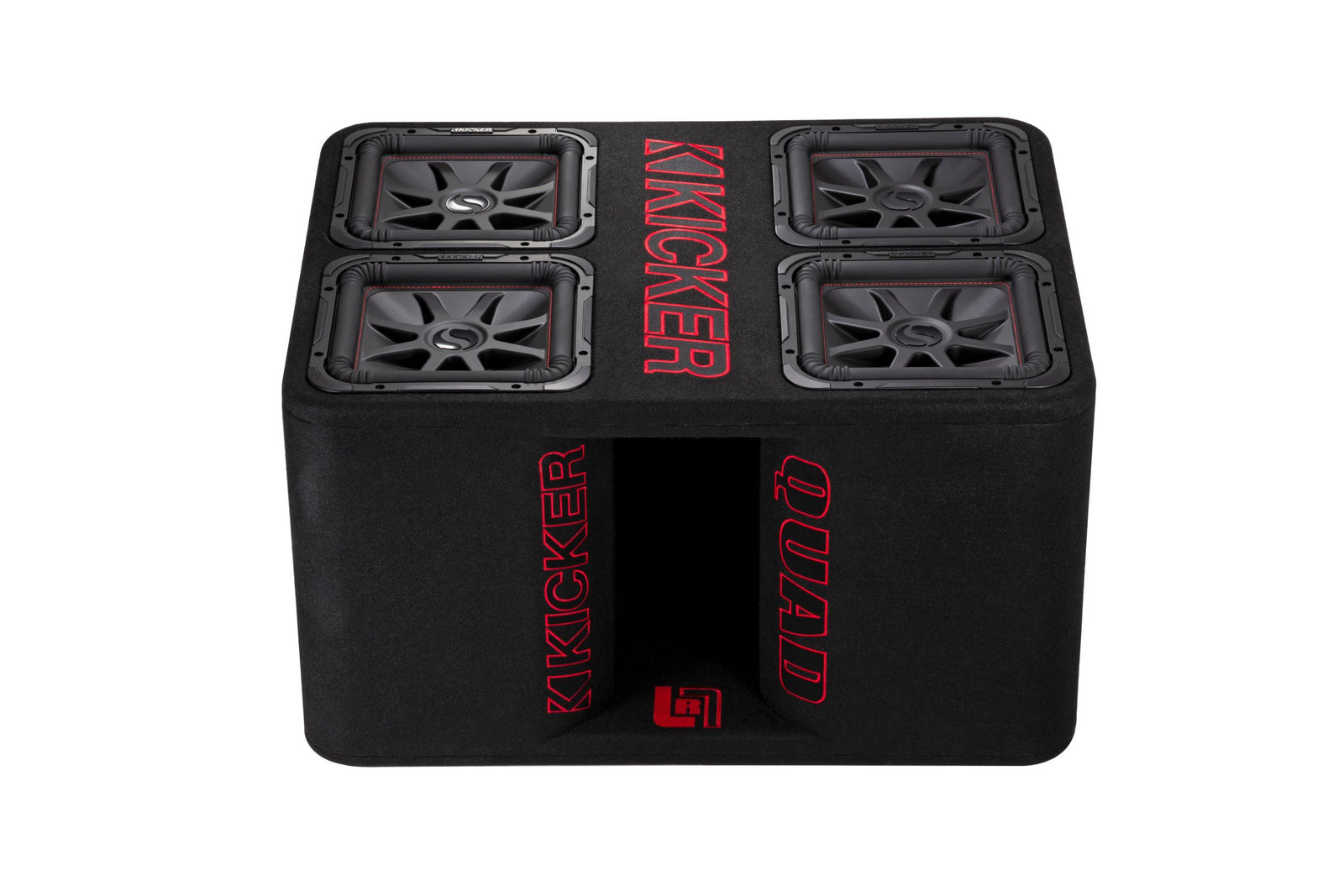 KICKER QL7R122 Quad 12" Loaded Enclosure | 2400W RMS Solo-Baric Bass System
