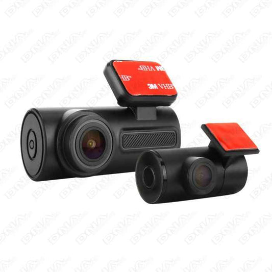 dna audio 4K Ultra HD Front Rear Dash Cam dual lens black compact design