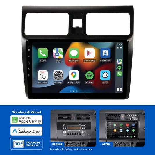 AMASZ1 10" Multimedia receiver to suit Suzuki swift 2005-2010