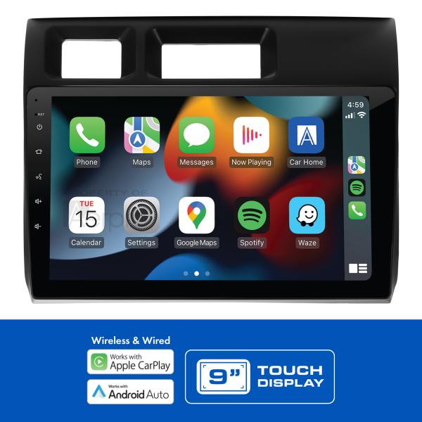 AMATO35 9" Multimedia receiver to suit Toyota landcruiser 70 series 2023-on