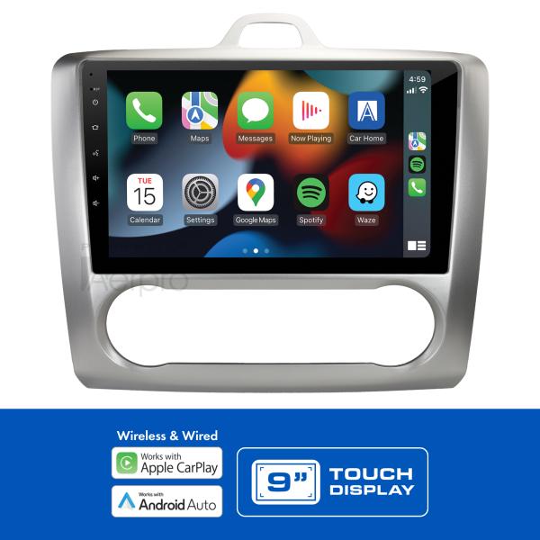 AMFO7 9" Multimedia receiver to suit Ford focus 2005-2009 - auto climate control