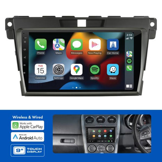 AMMZ21 9" Multimedia receiver to suit Mazda cx7 2009-2012 - amplified