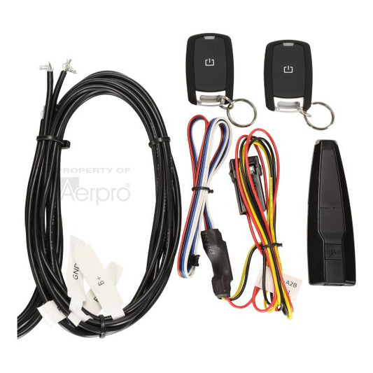 AREVOCUT Vehicle immobiliser kit with anti code grabbing remotes