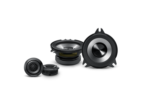 Alpine BRV-S40C – BassRev 4″ 2-Way Audio Component Speaker System