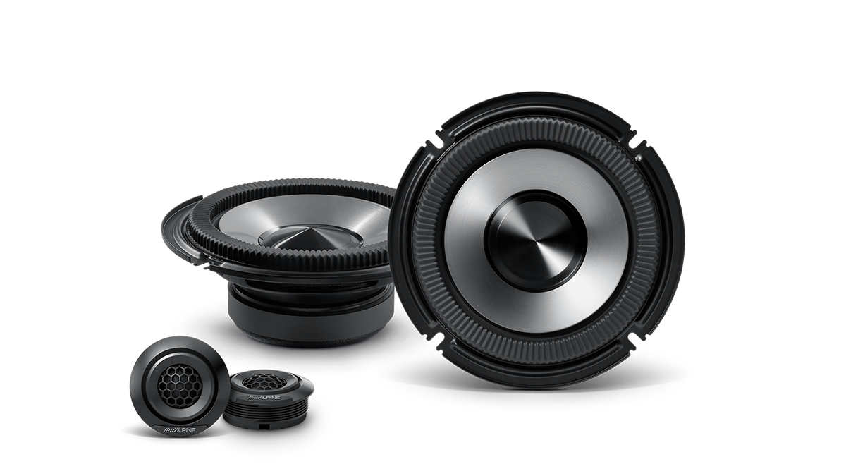 Alpine BRV-S65C – BassRev 6-1/2″ 2-Way Audio Component Speaker System