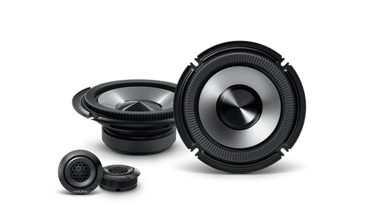 Alpine BRV-S65C – BassRev 6-1/2″ 2-Way Audio Component Speaker System