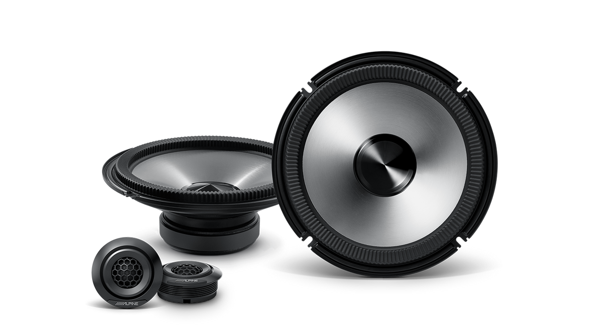 Alpine BRV-S80C – BassRev 8″ 2-Way Audio Component Speaker System