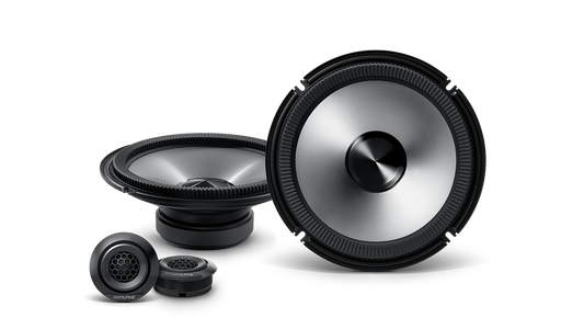 Alpine BRV-S80C – BassRev 8″ 2-Way Audio Component Speaker System