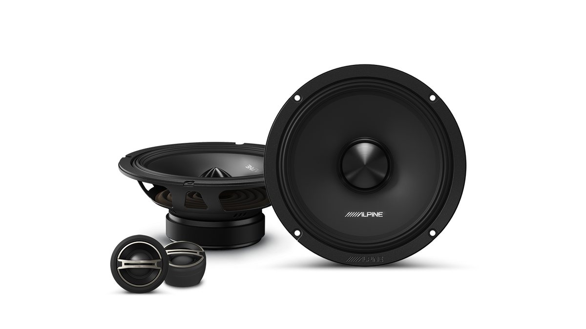 Alpine DM-65C – M-Series 6-1/2 Inch 2-Way Component Speaker System