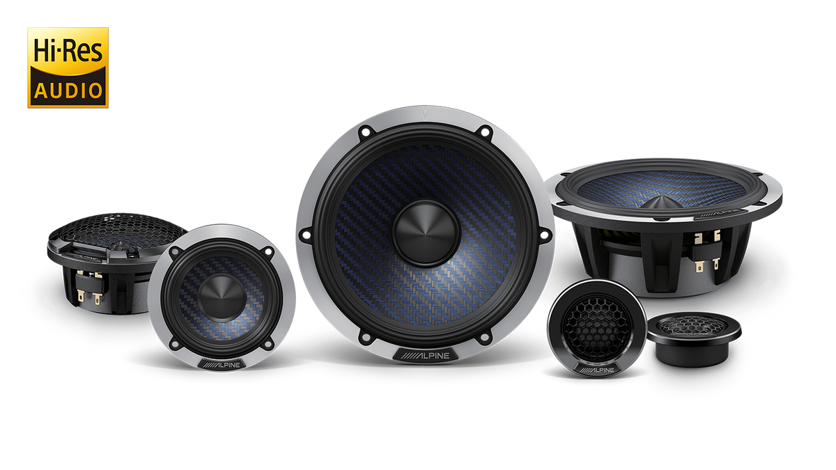 Alpine DP2-653 – Digital Precision DP-Series 6.5″ and 3.5″ Component 3-Way Speaker System