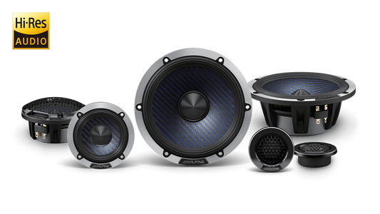 Alpine DP2-653 – Digital Precision DP-Series 6.5″ and 3.5″ Component 3-Way Speaker System