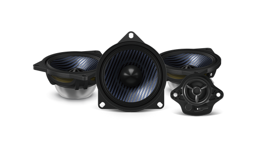 Alpine EV-40M-T – 4″ Component EV-Series 3-Way Speaker System for Tesla