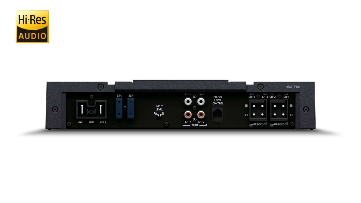Alpine HDA-F60 – Alpine Status Hi-Res Audio 4 Channel Amplifier – view 2