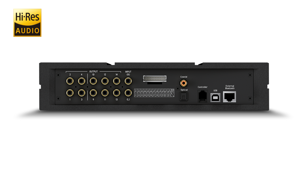 Alpine HDP-D90 – Alpine Status Hi-Res 14-channel Digital Signal Processor (DSP) with integrated 12-channel Amplifier – view 2