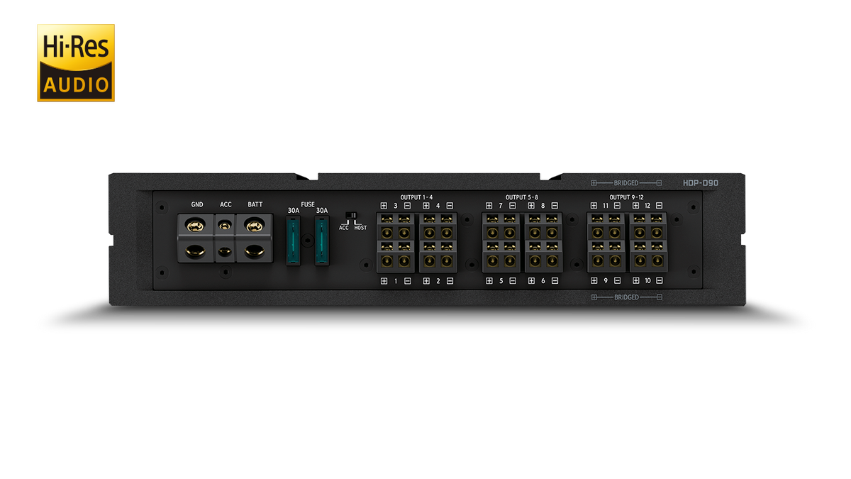 Alpine HDP-D90 – Alpine Status Hi-Res 14-channel Digital Signal Processor (DSP) with integrated 12-channel Amplifier – view 3