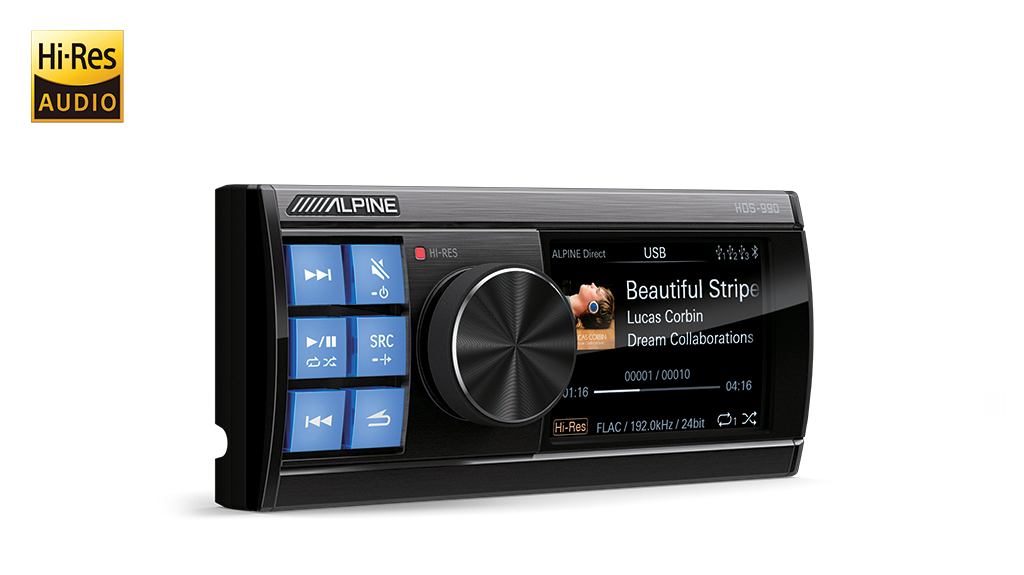 Alpine HDS-990 – Alpine Status Hi-Res Audio Media Player – view 2