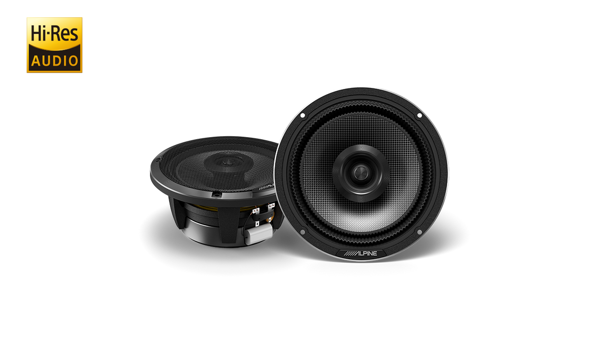 Alpine HDZ-65 – Alpine Status Hi-Res 6.5” (16.5cm) Coaxial Speakers
