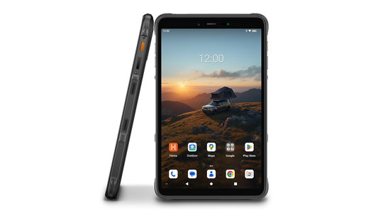 Alpine HX-Z8 – 8-Inch XL Rugged Portable Communication Navigator Powered by Google Mobile Services and Hema Maps