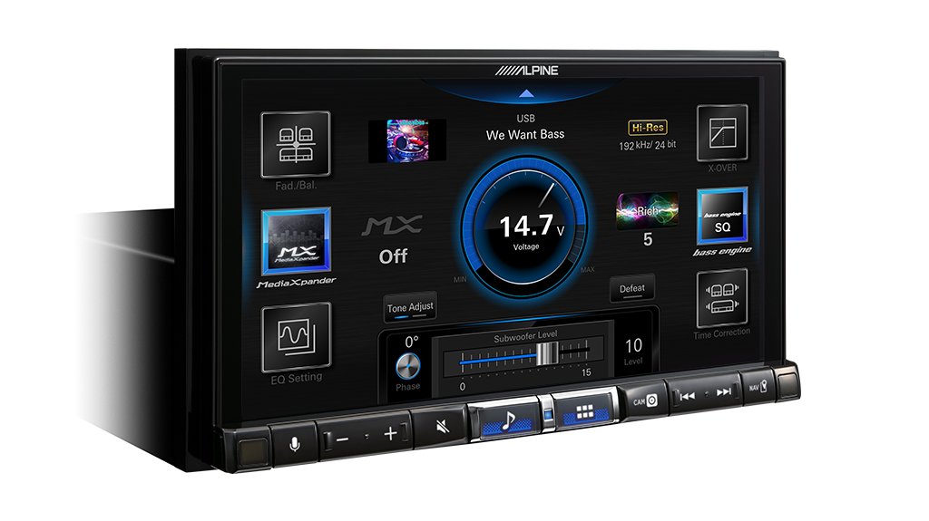 Alpine iLX-507E – 7” High-Res Audio Receiver with Wireless Apple CarPlay – view 2