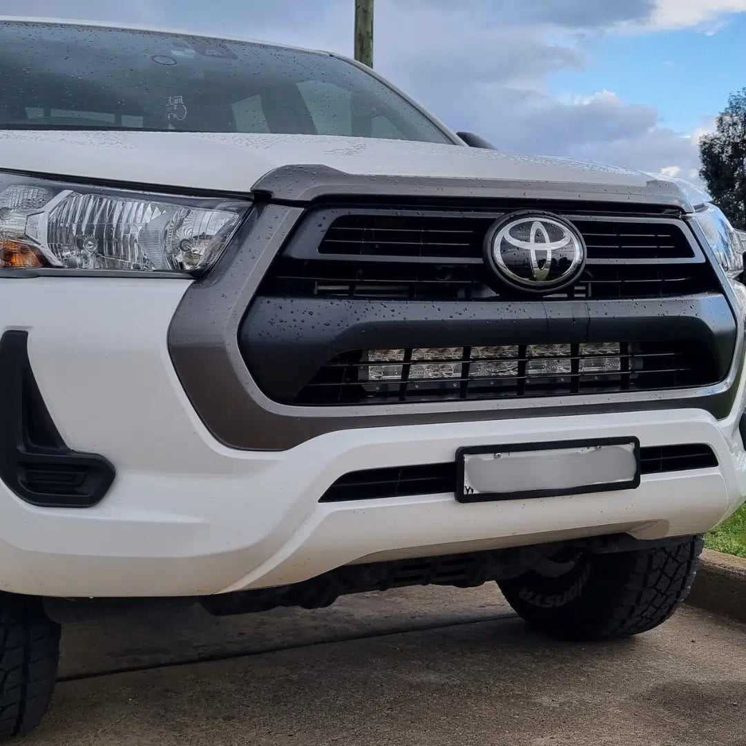 Ultra Vision Toyota Hilux N80 2020-on Behind Grille Light Bar Kit