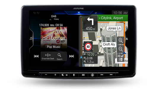 Alpine INE-F409E – 9” Apple CarPlay