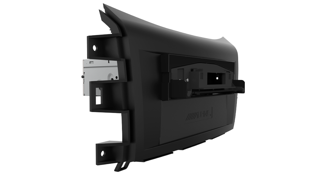 Alpine KAE-1DTB – 1-DIN Halo9 and Halo11 Universal Top/Bottom Mount Blanking Plate – view 2