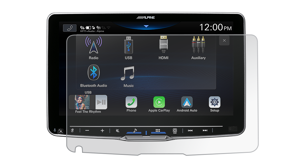 Alpine KAE-HF9DA – Anti-glare Protective Film for Alpine iLX-F509A Halo9 Receiver