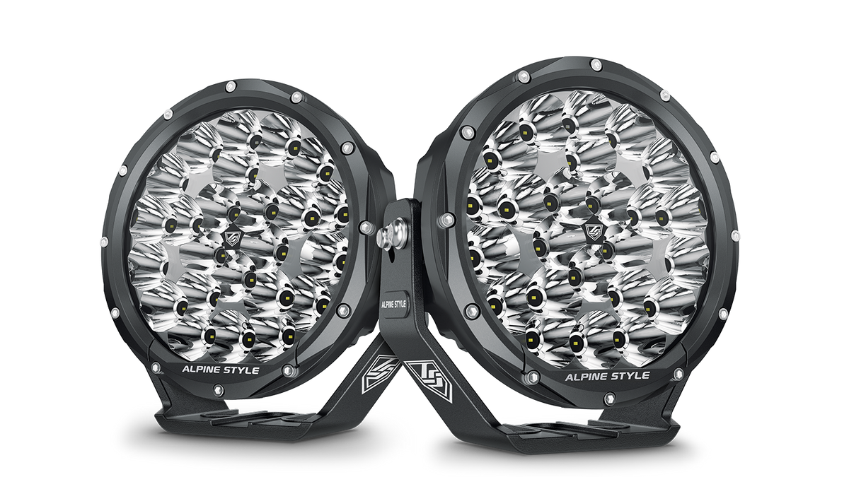 Alpine LXR-UX7 – 7-Inch ExpeditionUltra High-Output Premium LED Spotlight (Pair)