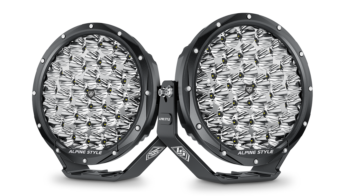 Alpine LXR-UX9 – 9-Inch ExpeditionUltra High-Output Premium LED Spotlight (Pair)